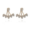 Jewelry, fashionable sophisticated universal earrings, simple and elegant design