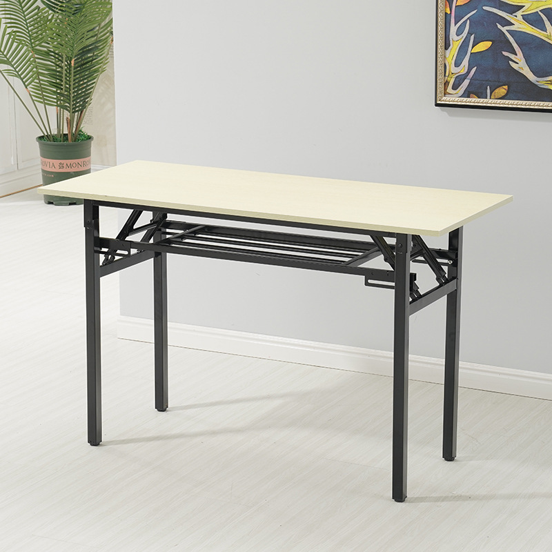 Factory straight hair simple folding table Office conference table long learning desk computer training table modern minimalist Factory straight hair simple folding table Office conference table long learning desk computer training table modern minimalist