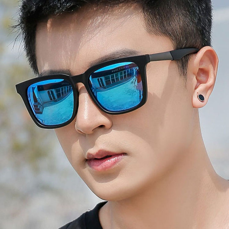 Square simple sunglasses 2022 new fashion sunglasses Internet celebrity fashion all-match sunglasses trendy men's