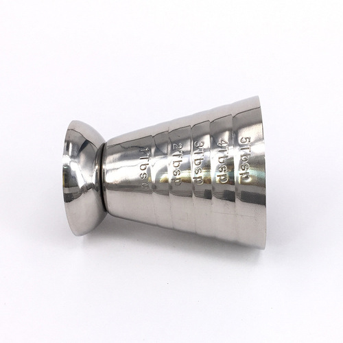 Stainless steel 304 magic measuring cup mixing cup ounce cup ounce cup scale measuring ring with magic 75ml