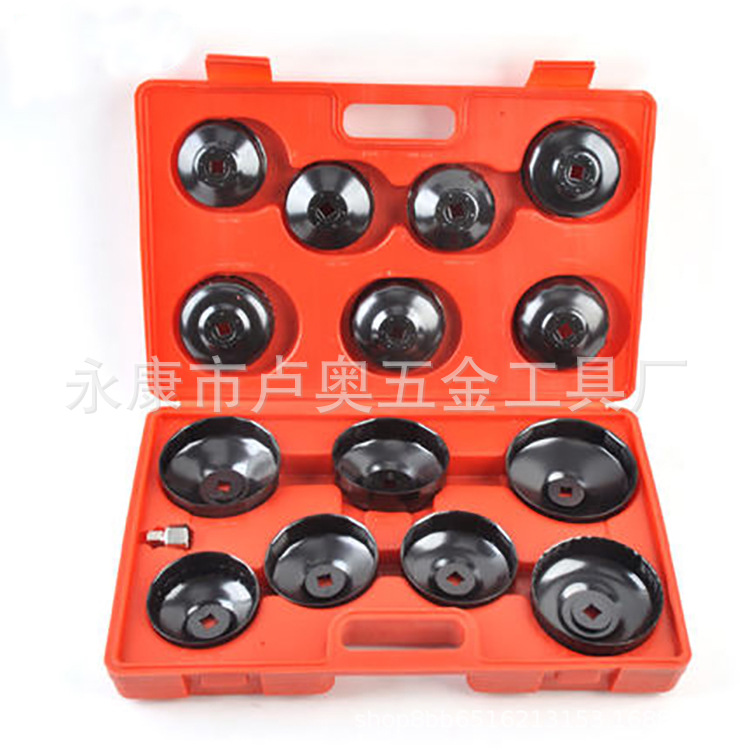 14-pieza tapa rejilla de aceite llave de filtro de aceite llave de rejilla de aceite llave de coche