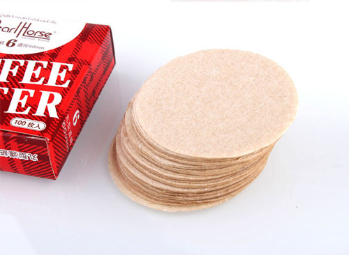 No. 9 round filter paper for moka pot, round filter paper, coffee filter paper, 100 pieces/pack