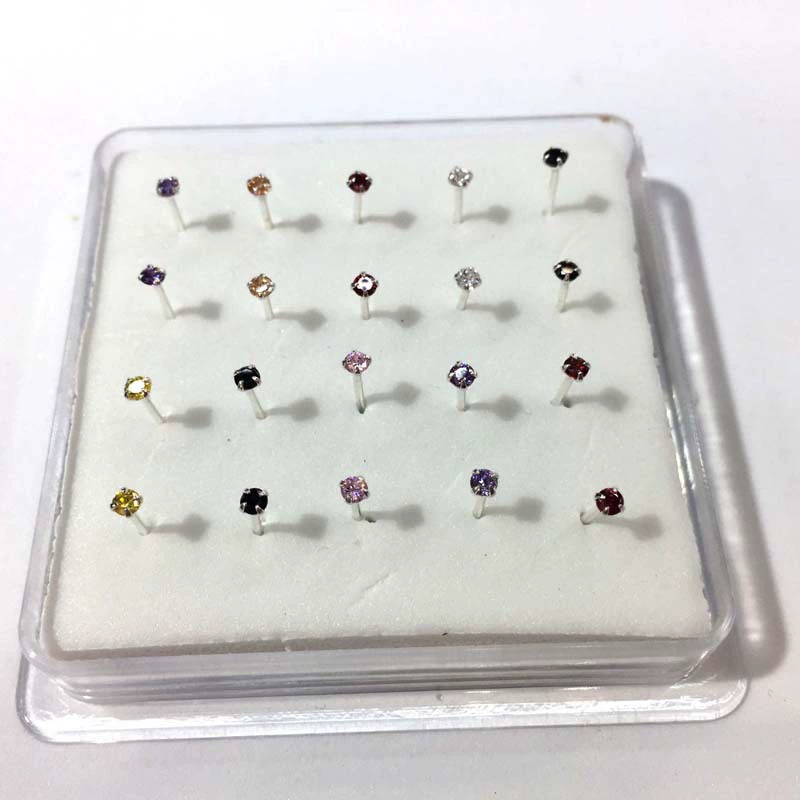 Серьги, коробка, упаковка, квадратный цирконий для мужчин и женщин, образец серебра 925