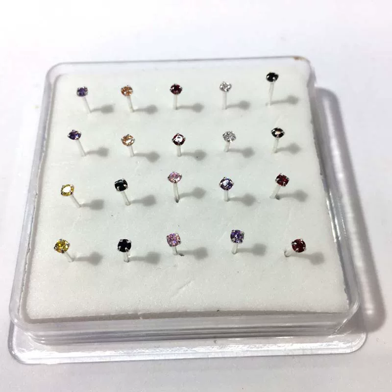 Серьги, коробка, упаковка, квадратный цирконий для мужчин и женщин, образец серебра 925
