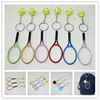 Realistic tennis racket, keychain, fashionable bag decoration, pendant, Birthday gift