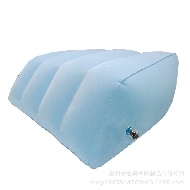 Manufacturer PVC inflatable flocked leg pads in stock to relieve…