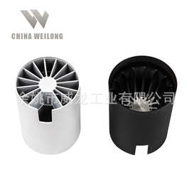 宁波厂家供应铝合金压铸件铝合金射灯外壳压铸铝灯具外壳