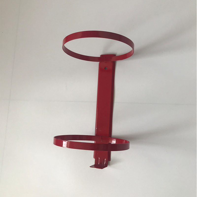 Handheld 4KG Dry Powder Fire Extinguisher Bracket Manufacturer Wholesale, Fire Extinguisher Dual Bracket, Fixed Support Bracket