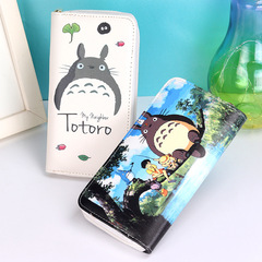 Wholesale Taobao dropshipping supply PU leather cartoon cat student children mobile phone bag wallet
