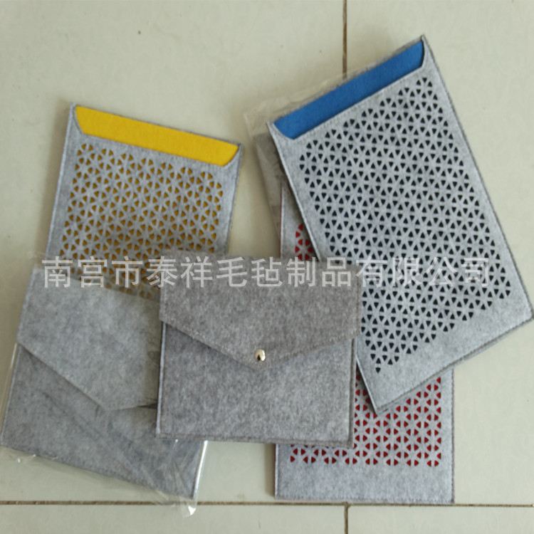 供应毛毡包 电脑保护毛毡套 化纤毛毡包 直销
