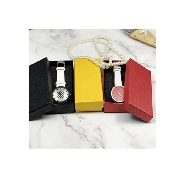 Solid color sponge rectangular watch box