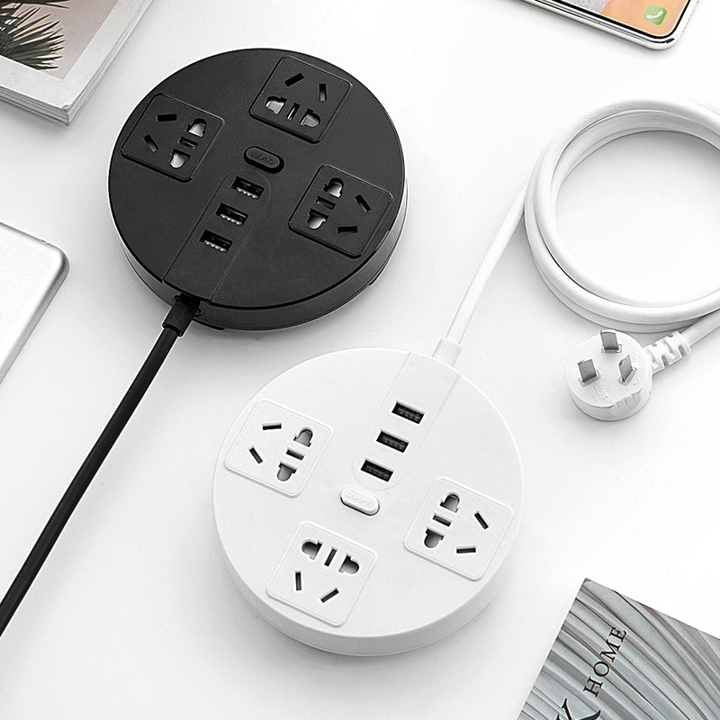 USB phone charger with multiple outlets, direct factory sales, power strip with long cord, multi-switch extension cord