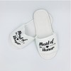 Wedding pajamas party pull plush open -toe slippers BRIDE hot varabon hotel disposable supplies