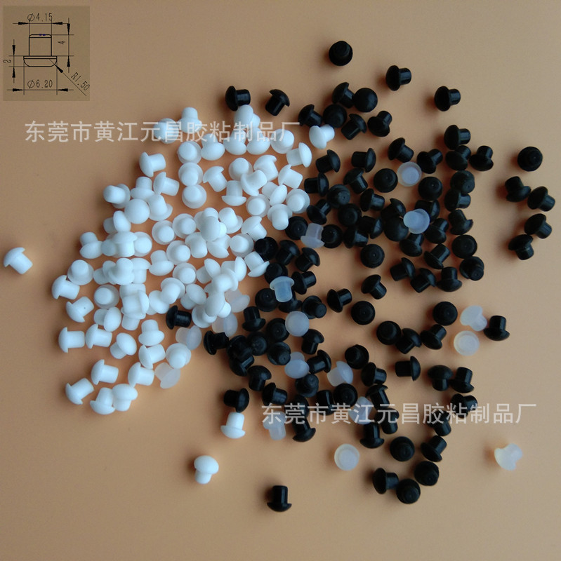 批发各种尺寸软硅胶塞子 透明食品级防水堵头 化妆品密封瓶塞