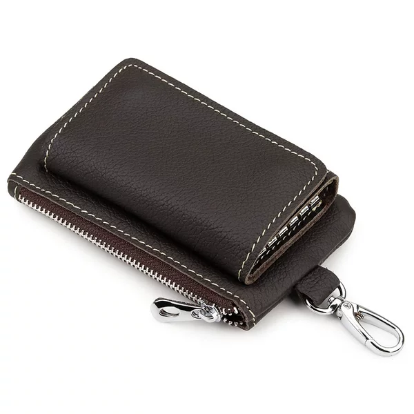 Key Case Genuine Leather 2026 New Model Key Pouch First Layer Cowhide Coin Purse Multifunctional Integrated Bag Simple Card Holder