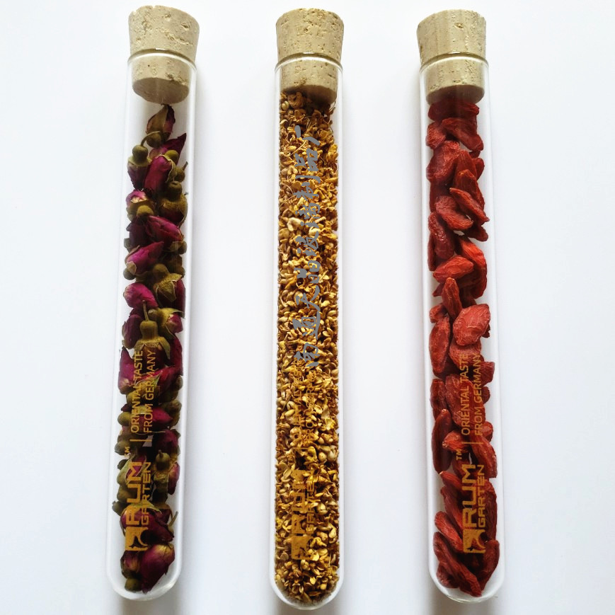 天然木塞玻璃试管 Φ20x150mm 适用于糖果花茶盒伴手礼 可丝印