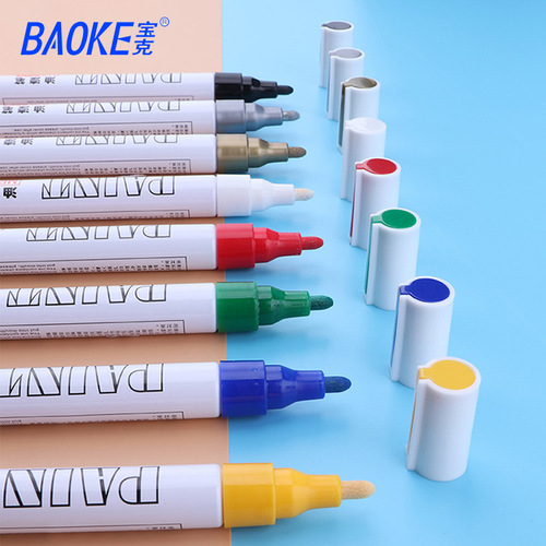 Bock Waterproof Colorful Highlighter Sign Pen for Tires Tire Touch-up Pen MP510 Wholesale