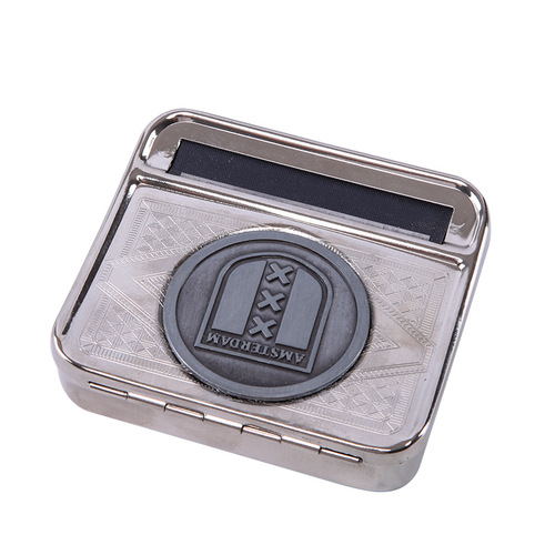 70mm78mm110mm cigarette rolling machine metal box semi-automatic three specifications multi-pattern smoking accessories