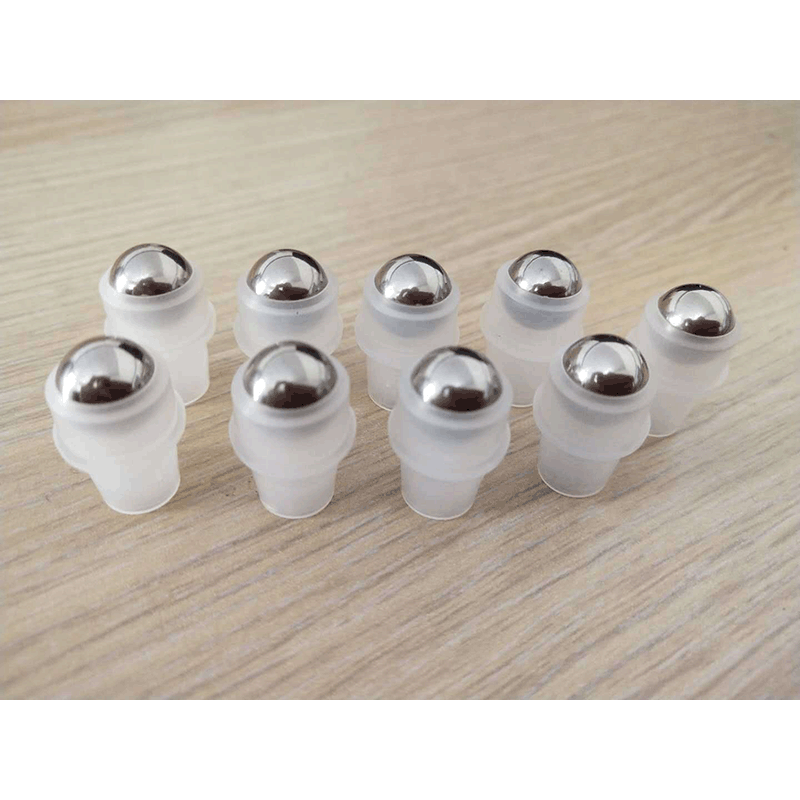 余姚厂家批发304不锈钢走珠球 塑料按摩走珠托 精华液走珠