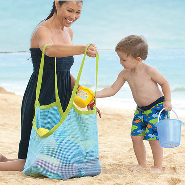 Travel children's beach mesh bag