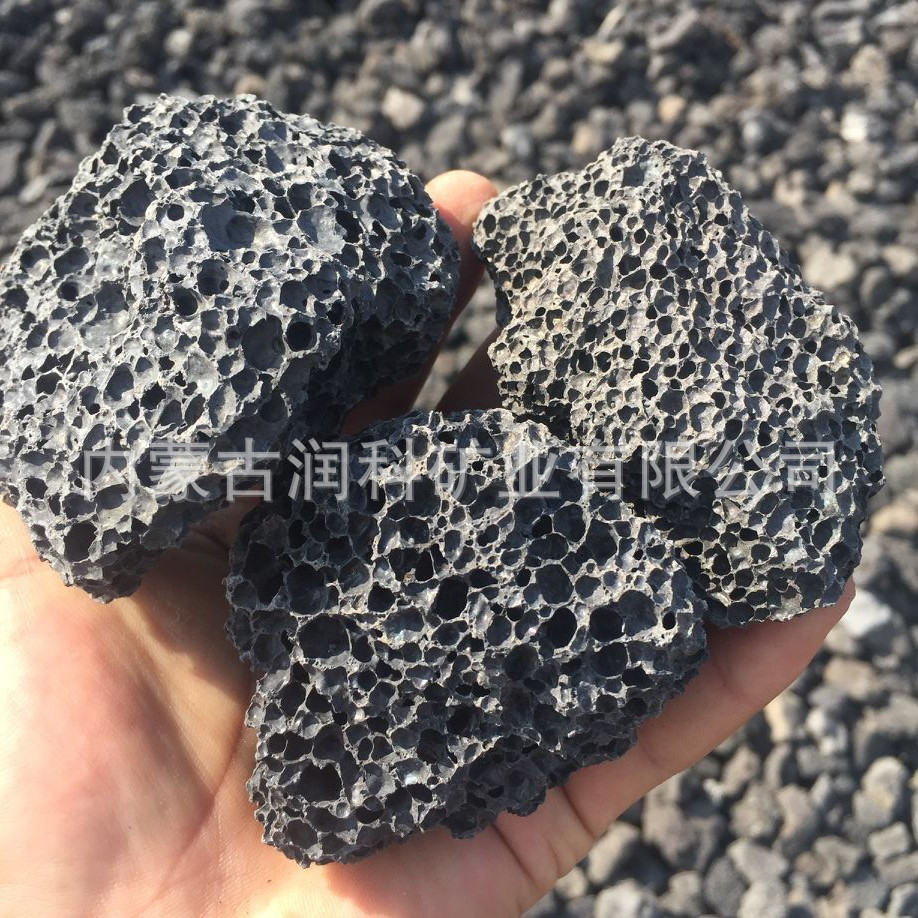 厂家供应火山石地质条件曝气生物滤池用火山岩火山石