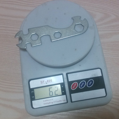 厂家供应自行车维修加厚多功能花片多孔内六角配货扳手赠品|ms