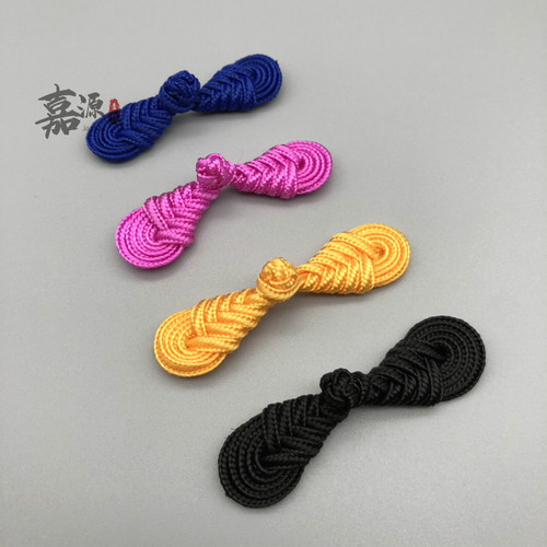 Factory supply traditional Chinese-style buttons for qipao, tangzhuang shirts, and children's clothing, featuring a Chinese knot design and ethnic style.