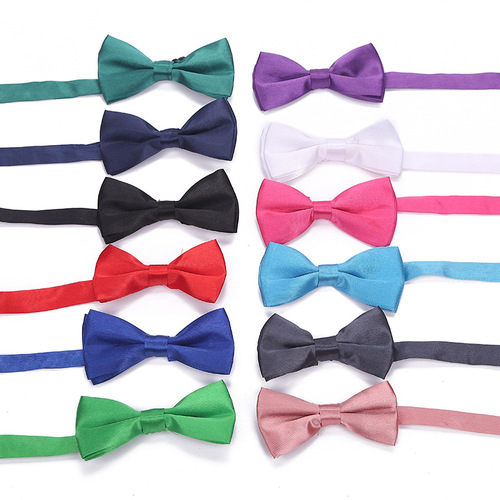 English children's bow tie, black bow tie, formal dress bow tie, wedding, business, party bow tie