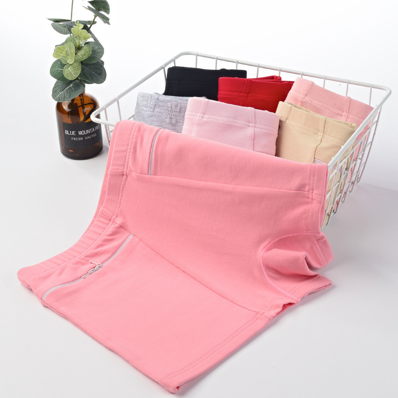 Women's Underwear Cotton Anti-theft Non-magnetic Pocket Underwear Women's Safety Underwear Bilateral Pockets Adult Boxers