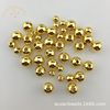 Pole electroplated beads silver golden gun color ABS imitation pearl polishing 3mm-16mm straight hole