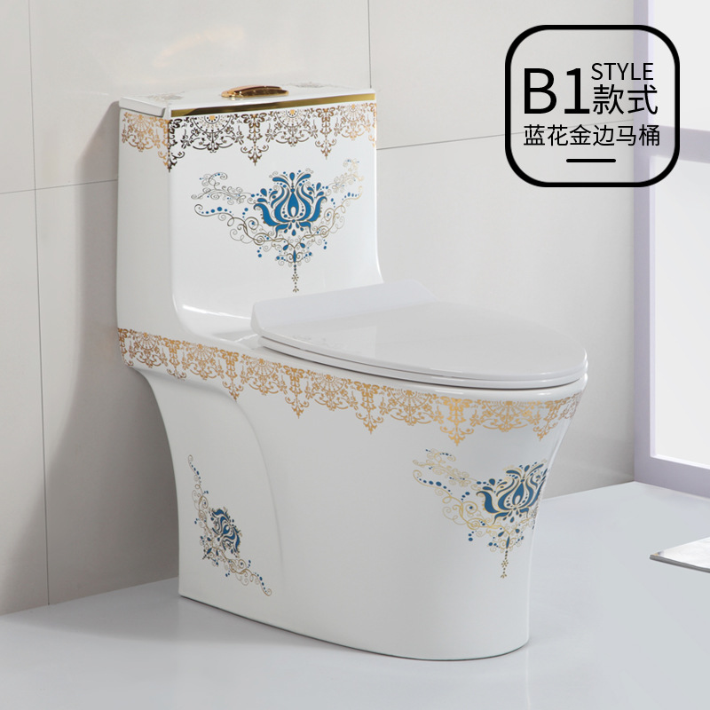 Baño inodoro hogar ultra-grande bombeo inodoro ahorro de agua color mudo color oro fábrica al por mayor image 5