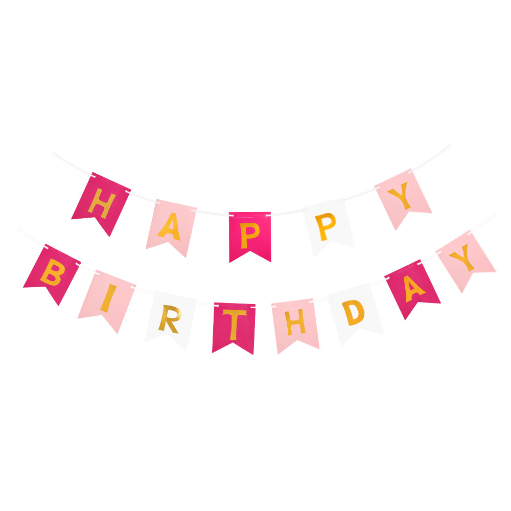 Bandera de cumpleaños estilo 2026, decoración para fiestas, pancarta con letras de feliz cumpleaños, bandera colgante con diseño de cola de pez