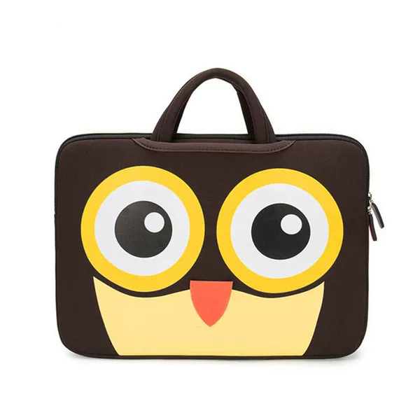 Owl Computer Bag Portable Outer Pocket Laptop Cross-Border Neoprene Briefcase iPad Protective Case Breathable and Wear-Resistant