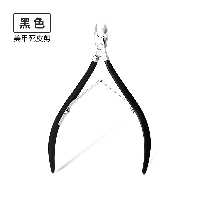 Fabricante en stock alicates de piel muerta de color de acero inoxidable tijeras de uñas alicates de Nariz de águila uñas tijeras de piel muerta herramientas de manicura