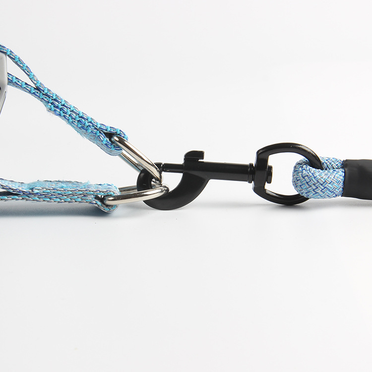 Venta caliente transfronteriza cuerda de tracción para mascotas correa de pecho para perros pequeños y medianos cuerda redonda pecho trasero suministros de tracción al por mayor