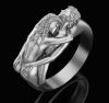 Accessory, fashionable women's ring suitable for men and women for beloved, European style