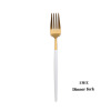 L Black Gold Portuguese Western Restaurant and fork spoon Retro tavern tableware Nordic wind tableware stainless steel spoon fork chopsticks