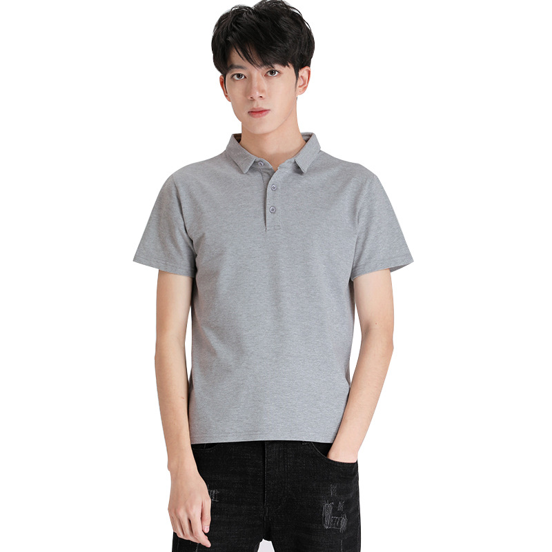 Shengyaluo camiseta de los hombres de primavera y otoño Polo flojo que basa la camisa estudiante Jersey camiseta de moda ins casual superior al por mayor