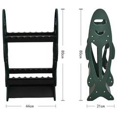 ABS fishing rod display rack wall hanging display rack rod fishing rod rod display rack copy net fishing rod bracket fishing gear wholesale
