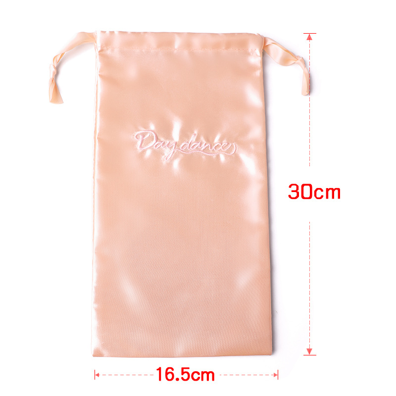 Práctica de la danza de los niños zapatos de baile bolsa de verano niñas Cordón de gran capacidad de lona bolsa de almacenamiento bolsa de baile