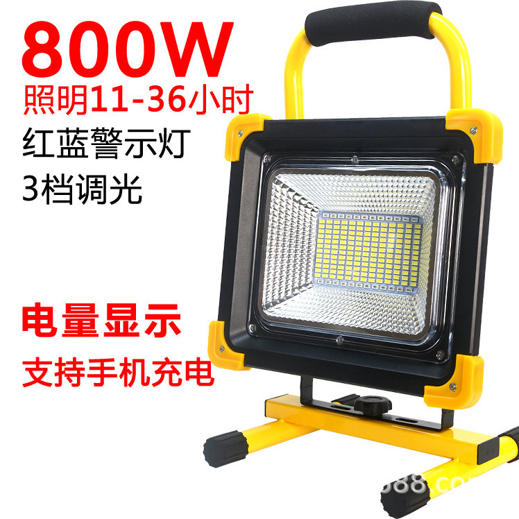 Anpra LED recargable Luz de inundación al aire libre tienda de emergencia campamento luz camping noche mercado puesto de Luz Portátil