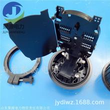 专业生产光缆接头盒  PC立式塑料接头盒4孔24芯光缆接续金具