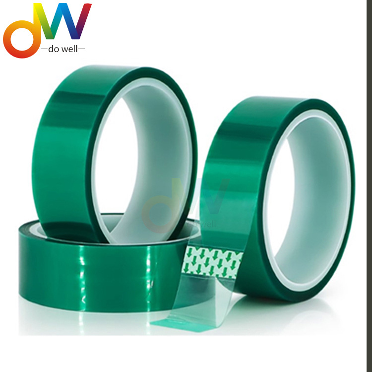 进口高温绿膜 自粘绿膜 高温305℃ 绝缘抗酸碱胶带 可分切规格