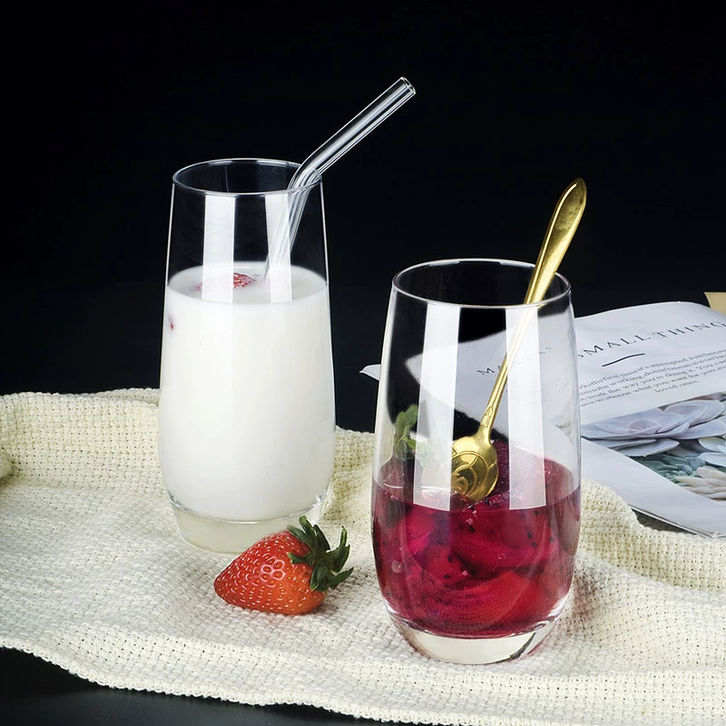 Crystal tea cup for home use, clear water glass, mousse