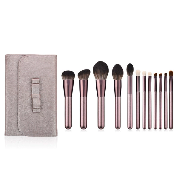 12-small grape-champagne-藕 flour brush bag