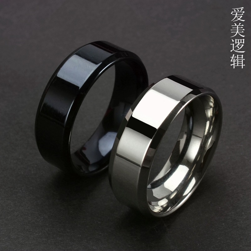 Glossy ring stainless steel