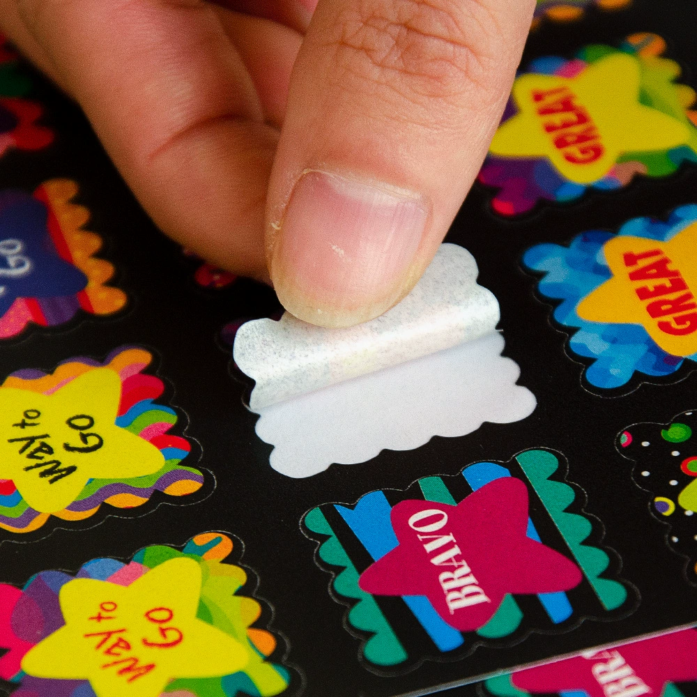 Фабрика цветок фрукты еда трение прозрачный аромат наклейка ПВХ клей соскоб аромат