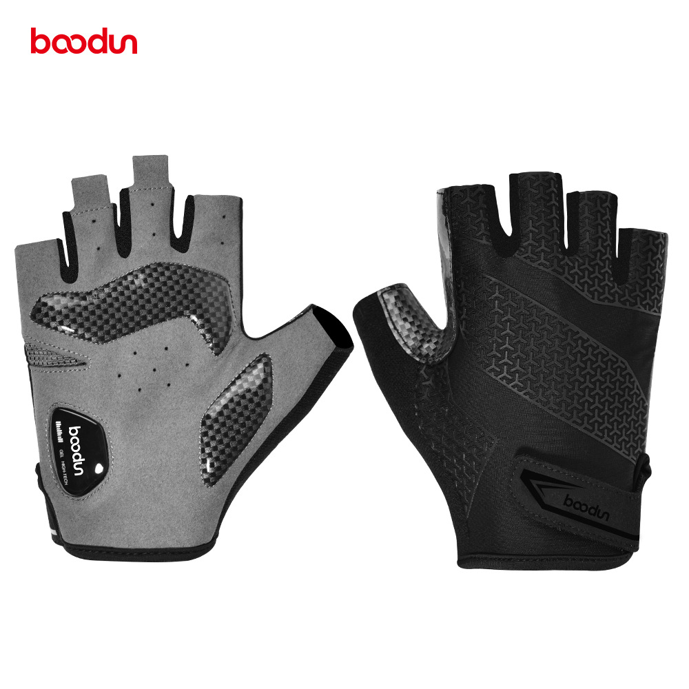 BOODUN Printemps/Été Nouveaux Gants De Vélo Demi-Doigt Respirants En Microfibre Pour L'extérieur Absorbant Les Chocs_voghion.com
