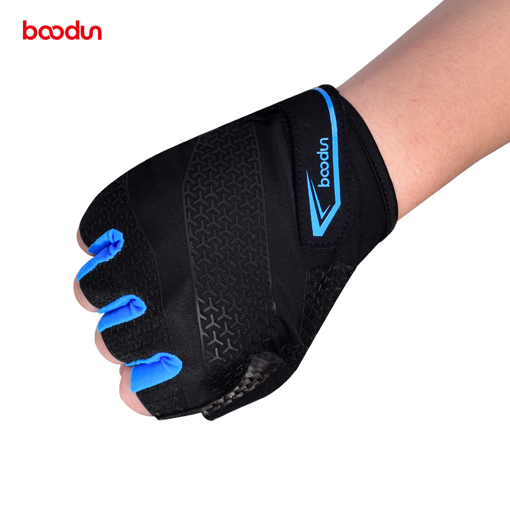 BOODUN Printemps/Été Nouveaux Gants De Vélo Demi-Doigt Respirants En Microfibre Pour L'extérieur Absorbant Les Chocs_voghion.com