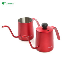 不锈钢咖啡手冲壶挂耳壶250ml咖啡壶 带盖咖啡壶长嘴壶细口壶